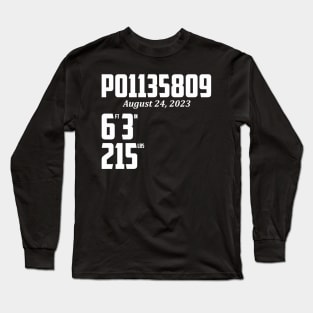 P01135809 / 6'3" 215 Long Sleeve T-Shirt